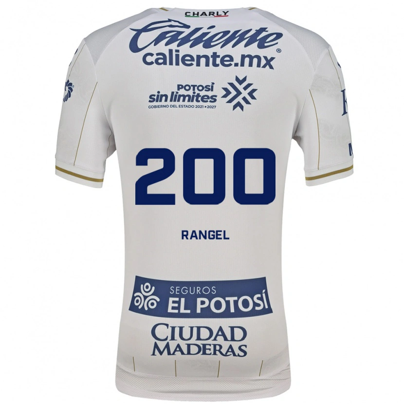 Danxen Uomo Maglia Marcelo Rangel #200 Bianco Blu Kit Gara Away 2026/27 Maglietta