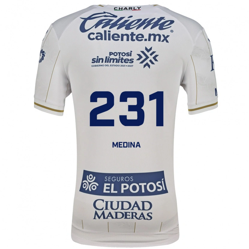 Danxen Uomo Maglia Gabriel Medina #231 Bianco Blu Kit Gara Away 2026/27 Maglietta