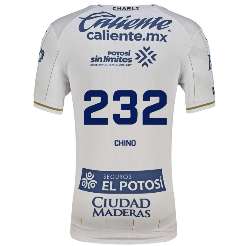 Danxen Uomo Maglia Luis Chino #232 Bianco Blu Kit Gara Away 2026/27 Maglietta