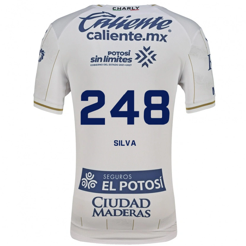 Danxen Uomo Maglia Joaquín Silva #248 Bianco Blu Kit Gara Away 2026/27 Maglietta