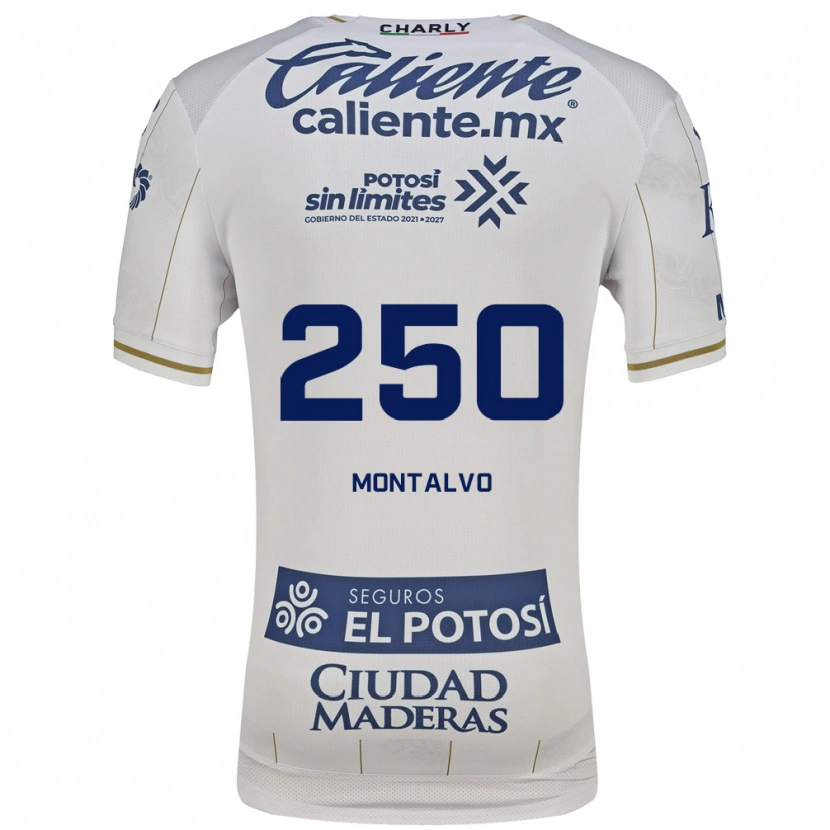 Danxen Uomo Maglia Maddox Montalvo #250 Bianco Blu Kit Gara Away 2026/27 Maglietta