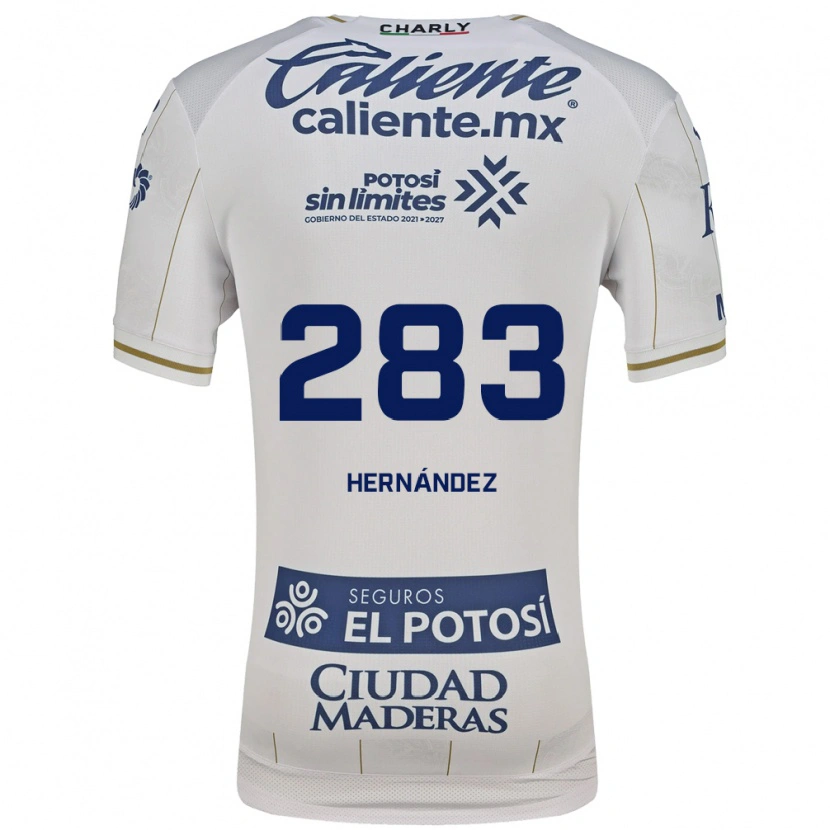 Danxen Uomo Maglia Sebastián Hernández #283 Bianco Blu Kit Gara Away 2026/27 Maglietta