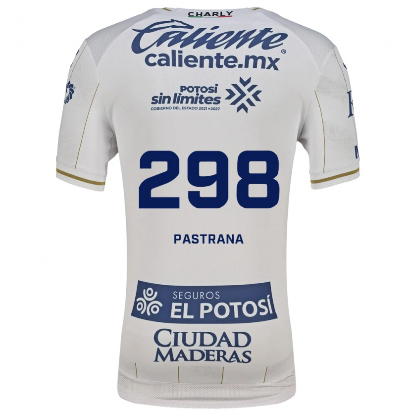 Danxen Uomo Maglia Leonardo Pastrana #298 Bianco Blu Kit Gara Away 2026/27 Maglietta