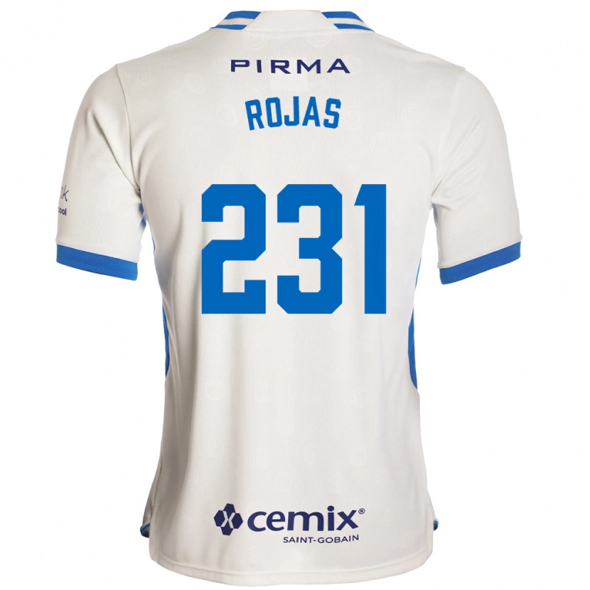 Danxen Uomo Maglia Ramiro Rojas #231 Bianco Blu Rosso Kit Gara Away 2026/27 Maglietta