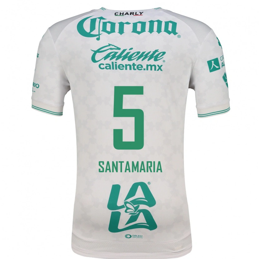 Danxen Uomo Maglia Anderson Santamaría #5 Verde Chiaro Bianco Kit Gara Away 2026/27 Maglietta