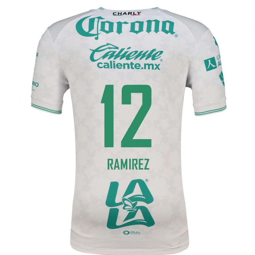 Danxen Uomo Maglia Santiago Ramírez #12 Verde Chiaro Bianco Kit Gara Away 2026/27 Maglietta