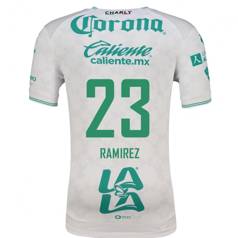 Danxen Uomo Maglia Alexxandra Ramirez #23 Verde Chiaro Bianco Kit Gara Away 2026/27 Maglietta