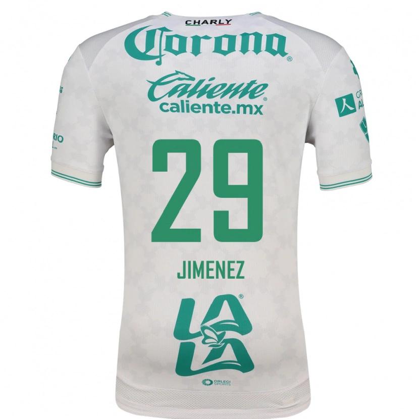 Danxen Uomo Maglia Tahiel Jiménez #29 Verde Chiaro Bianco Kit Gara Away 2026/27 Maglietta