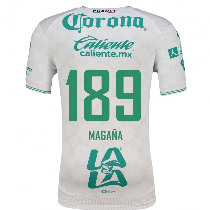 Danxen Uomo Maglia Emilio Magaña #189 Verde Chiaro Bianco Kit Gara Away 2026/27 Maglietta