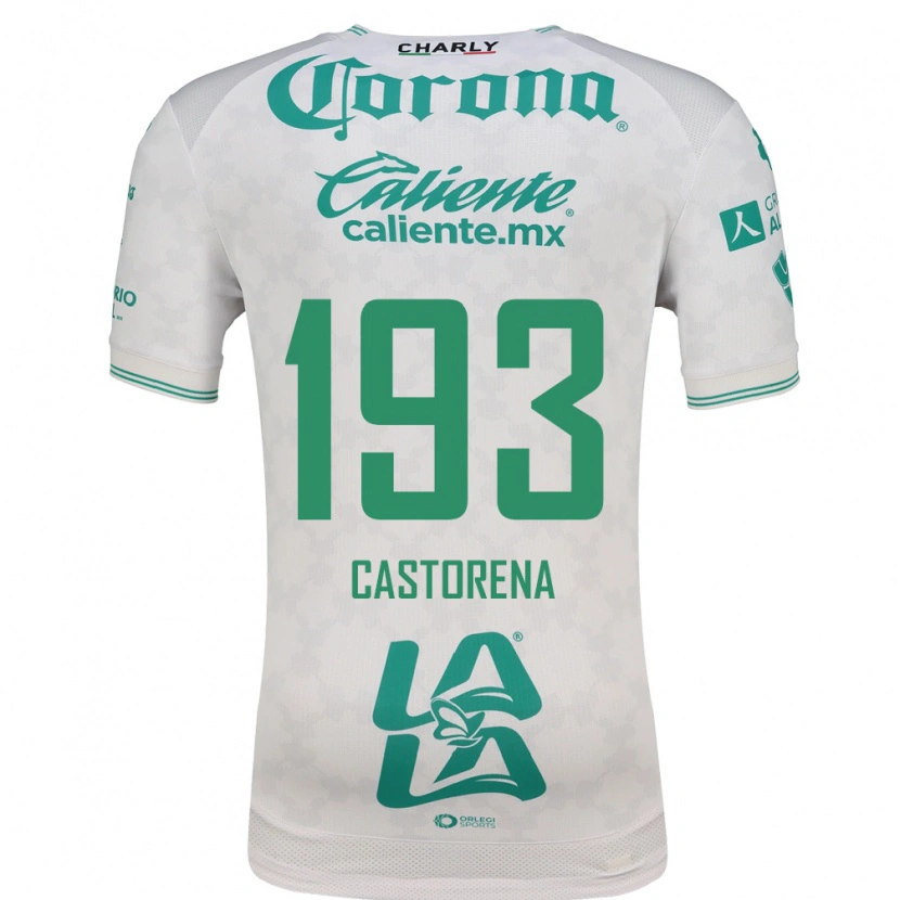 Danxen Uomo Maglia Damián Castorena #193 Verde Chiaro Bianco Kit Gara Away 2026/27 Maglietta