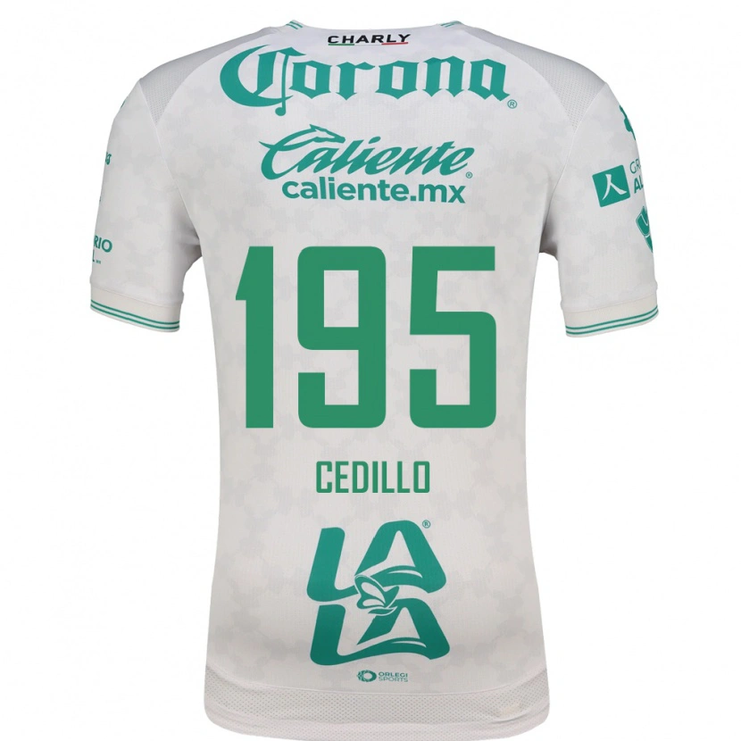 Danxen Uomo Maglia Nelson Cedillo #195 Verde Chiaro Bianco Kit Gara Away 2026/27 Maglietta