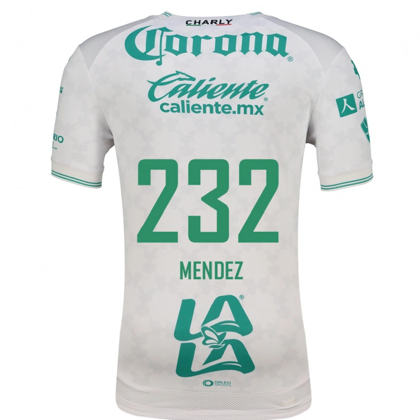 Danxen Uomo Maglia José Méndez #232 Verde Chiaro Bianco Kit Gara Away 2026/27 Maglietta