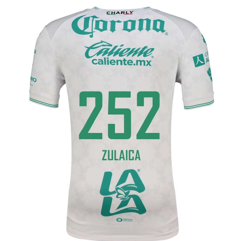 Danxen Uomo Maglia José Zulaica #252 Verde Chiaro Bianco Kit Gara Away 2026/27 Maglietta