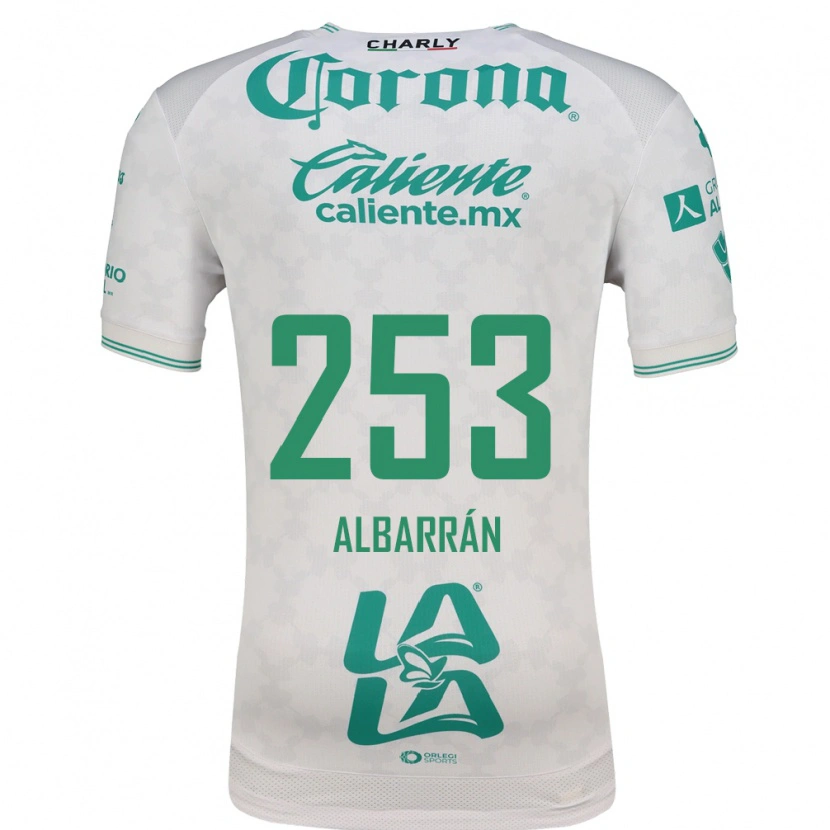Danxen Uomo Maglia Rodrigo Albarrán #253 Verde Chiaro Bianco Kit Gara Away 2026/27 Maglietta
