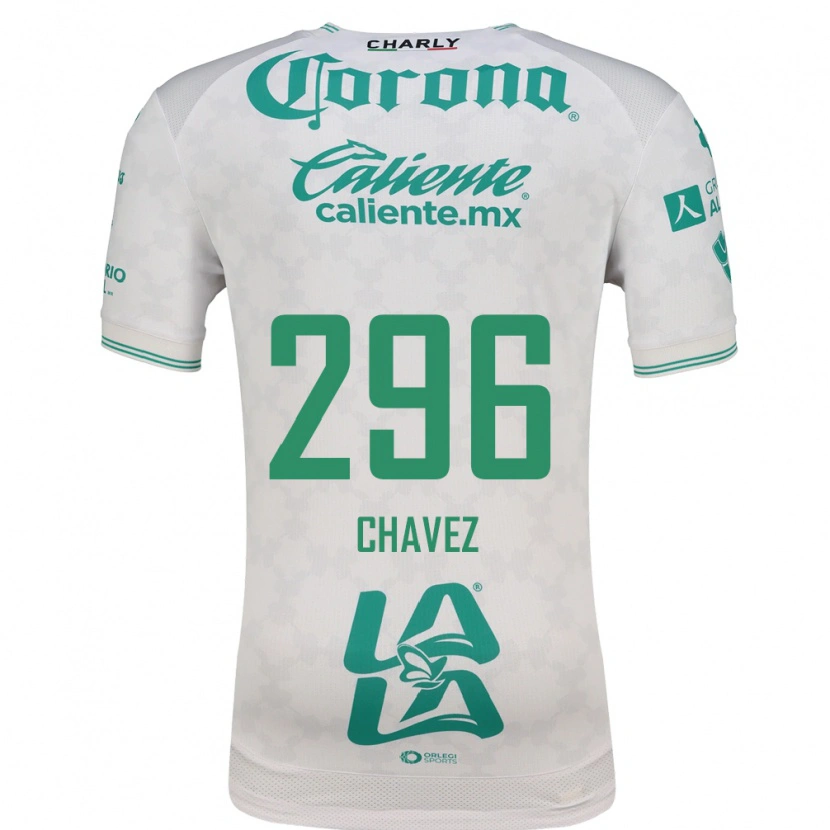 Danxen Uomo Maglia Justin Chávez #296 Verde Chiaro Bianco Kit Gara Away 2026/27 Maglietta