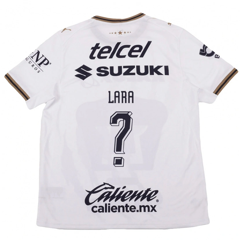 Danxen Uomo Maglia Erick Lara #0 Bianco Nero Marrone Kit Gara Away 2026/27 Maglietta