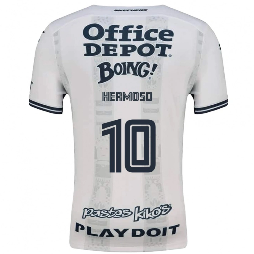Danxen Uomo Maglia Jennifer Hermoso #10 Rosso Bianco Nero Kit Gara Away 2026/27 Maglietta