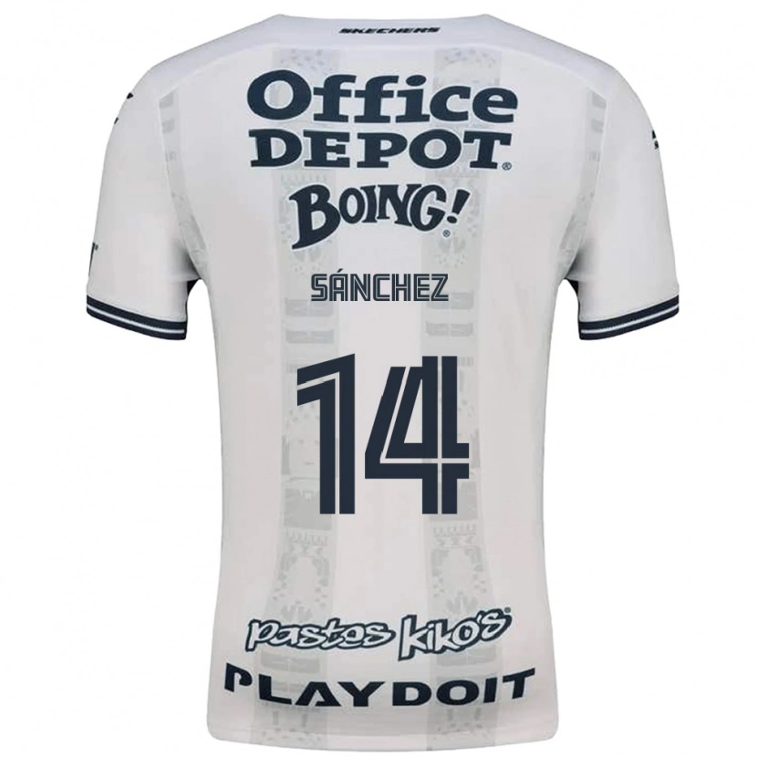 Danxen Uomo Maglia Carlos Sánchez #14 Rosso Bianco Nero Kit Gara Away 2026/27 Maglietta