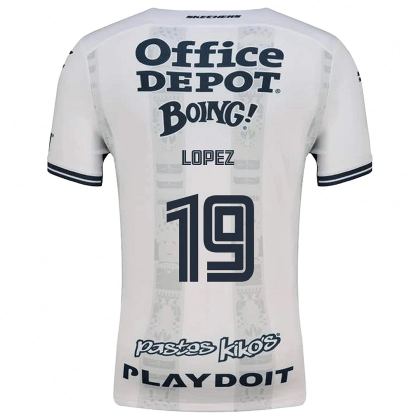 Danxen Uomo Maglia Javier Eduardo López #19 Rosso Bianco Nero Kit Gara Away 2026/27 Maglietta