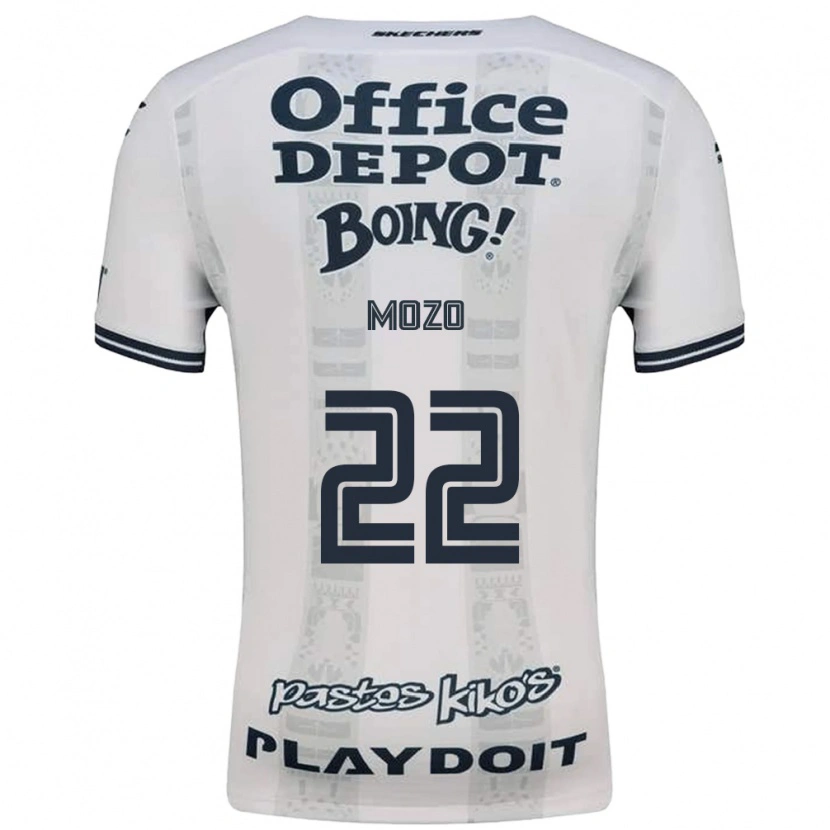Danxen Uomo Maglia Alan Mozo #22 Rosso Bianco Nero Kit Gara Away 2026/27 Maglietta