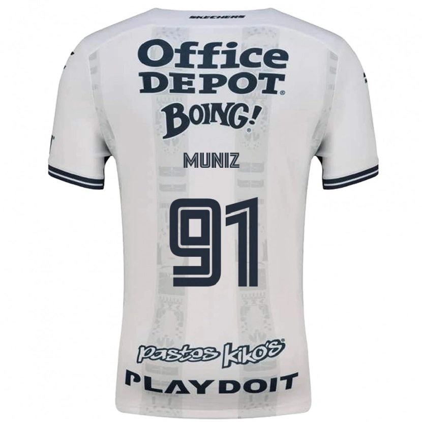 Danxen Uomo Maglia Brandon Muñiz #91 Rosso Bianco Nero Kit Gara Away 2026/27 Maglietta