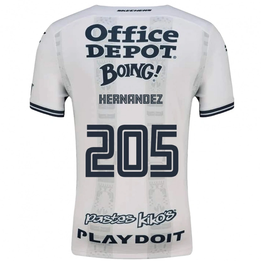 Danxen Uomo Maglia Sergio Hernández #205 Rosso Bianco Nero Kit Gara Away 2026/27 Maglietta