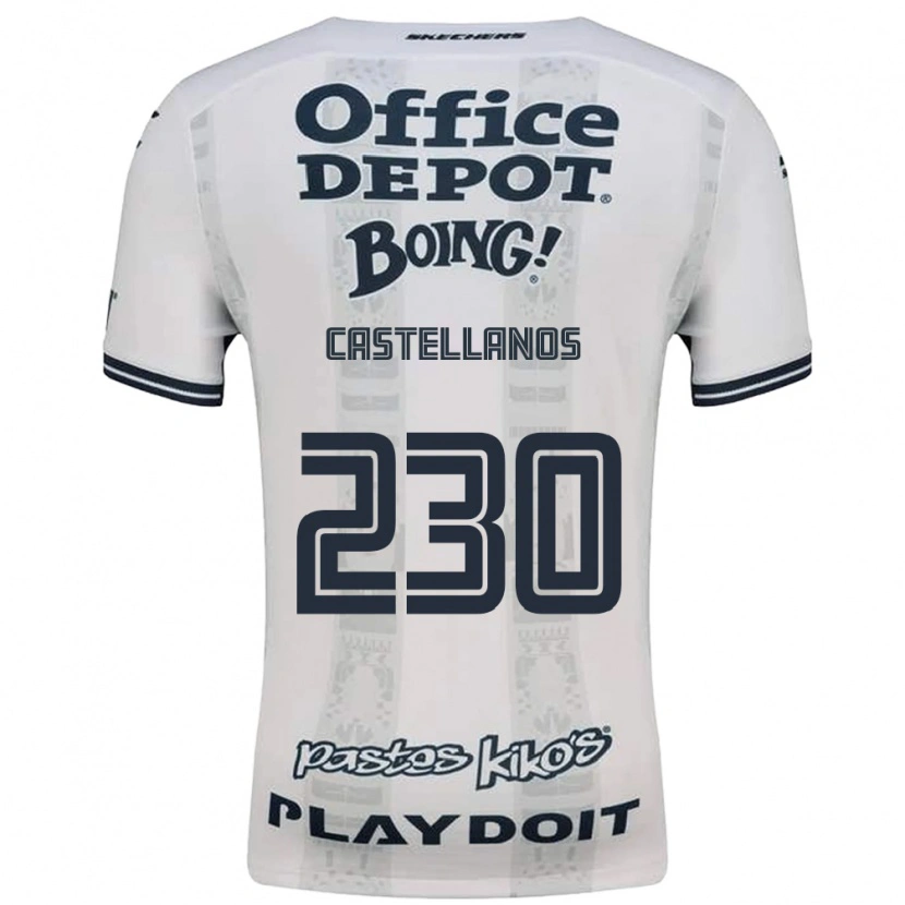 Danxen Uomo Maglia Edson Castellanos #230 Rosso Bianco Nero Kit Gara Away 2026/27 Maglietta