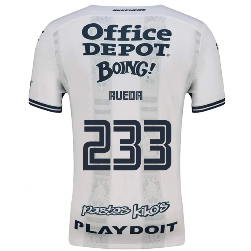 Danxen Uomo Maglia Mateo Rueda #233 Rosso Bianco Nero Kit Gara Away 2026/27 Maglietta