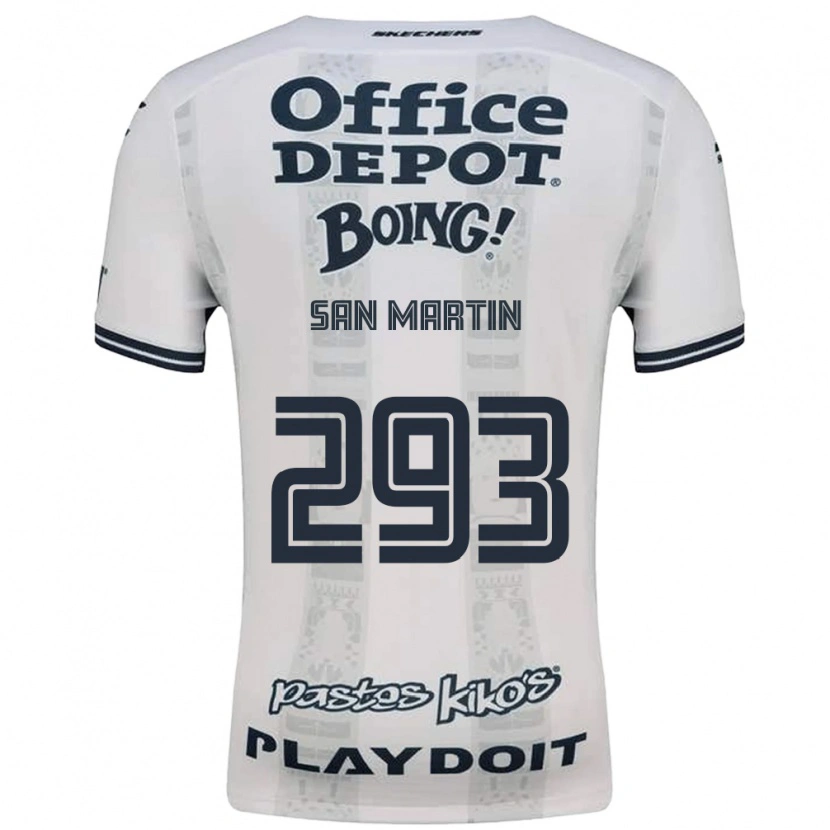 Danxen Uomo Maglia Uziel San Martín #293 Rosso Bianco Nero Kit Gara Away 2026/27 Maglietta