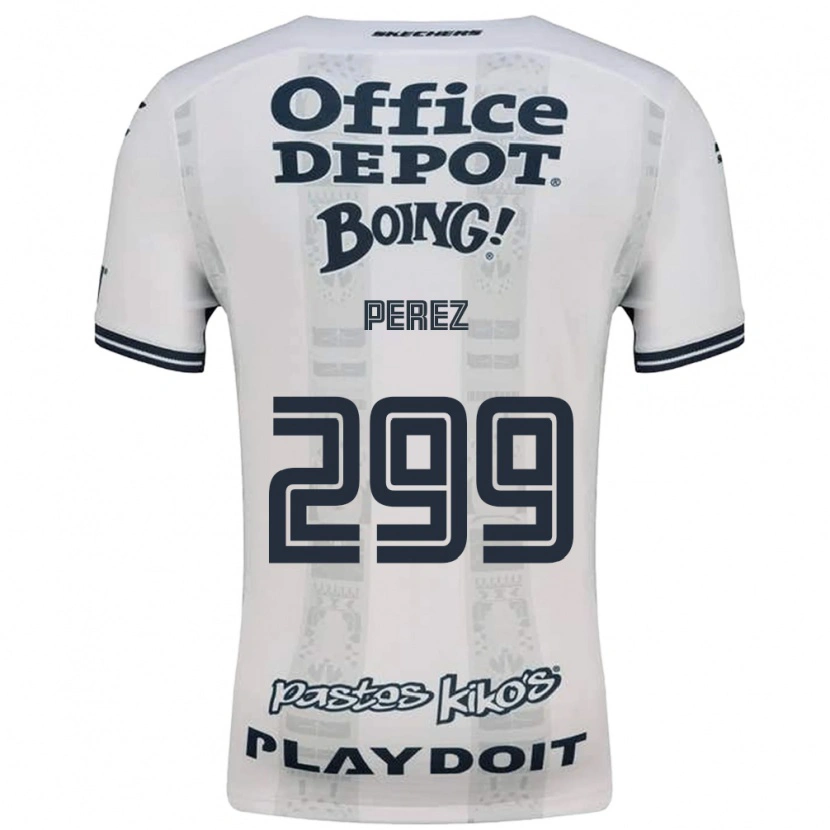 Danxen Uomo Maglia Santiago Pérez #299 Rosso Bianco Nero Kit Gara Away 2026/27 Maglietta