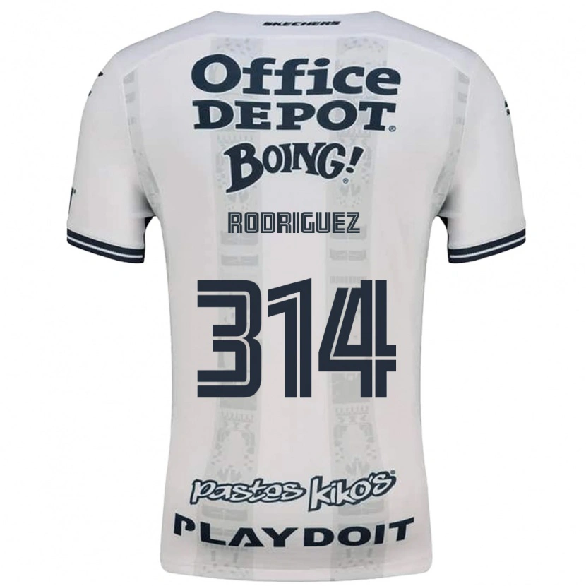 Danxen Uomo Maglia Alan Rodríguez #314 Rosso Bianco Nero Kit Gara Away 2026/27 Maglietta