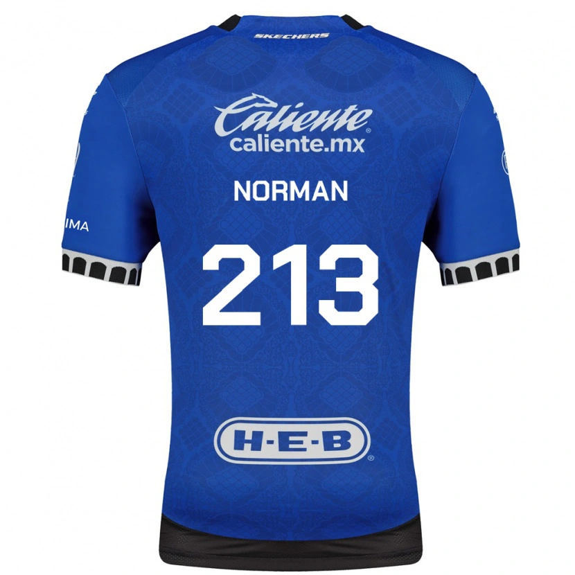 Danxen Uomo Maglia Humberto Norman #213 Blu Reale Bianco Nero Kit Gara Away 2026/27 Maglietta