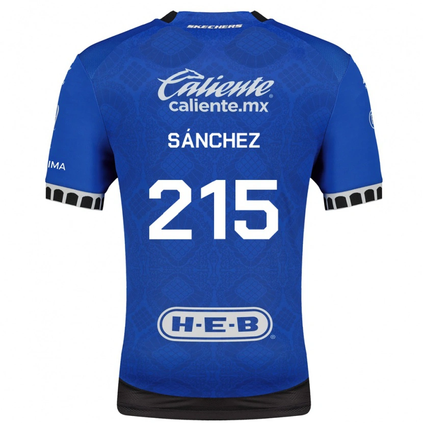 Danxen Uomo Maglia José Sánchez #215 Blu Reale Bianco Nero Kit Gara Away 2026/27 Maglietta