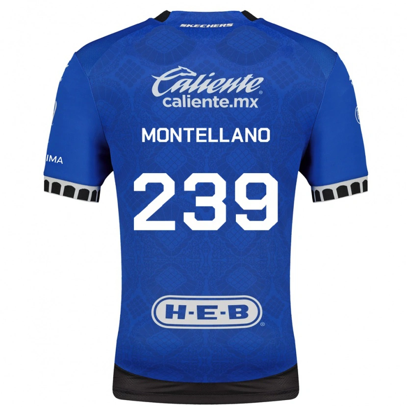 Danxen Uomo Maglia Miguel Montellano #239 Blu Reale Bianco Nero Kit Gara Away 2026/27 Maglietta