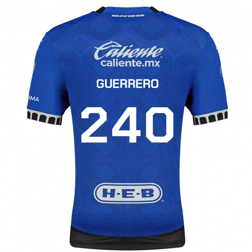 Danxen Uomo Maglia Tlaloc Guerrero #240 Blu Reale Bianco Nero Kit Gara Away 2026/27 Maglietta