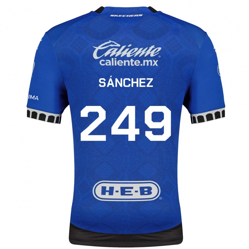 Danxen Uomo Maglia Sergio Sánchez #249 Blu Reale Bianco Nero Kit Gara Away 2026/27 Maglietta