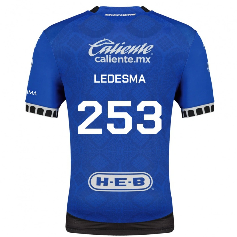 Danxen Uomo Maglia Pablo Ledesma #253 Blu Reale Bianco Nero Kit Gara Away 2026/27 Maglietta