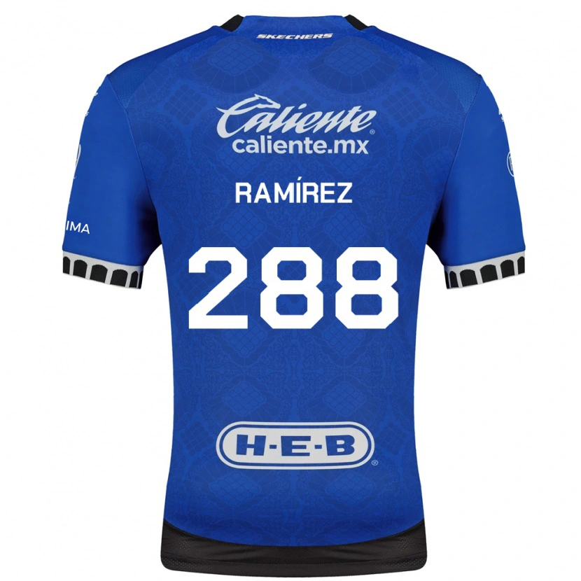 Danxen Uomo Maglia Santiago Ramírez #288 Blu Reale Bianco Nero Kit Gara Away 2026/27 Maglietta