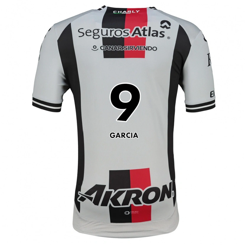 Danxen Uomo Maglia Marcia García #9 Bianco Rosso Nero Kit Gara Away 2026/27 Maglietta