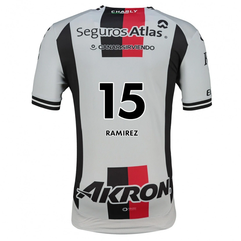 Danxen Uomo Maglia Paulo Ramírez #15 Bianco Rosso Nero Kit Gara Away 2026/27 Maglietta