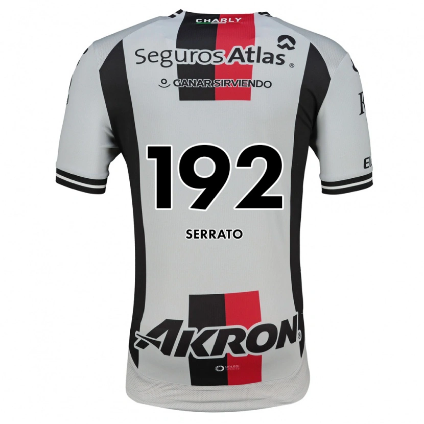 Danxen Uomo Maglia Jesús Serrato #192 Bianco Rosso Nero Kit Gara Away 2026/27 Maglietta