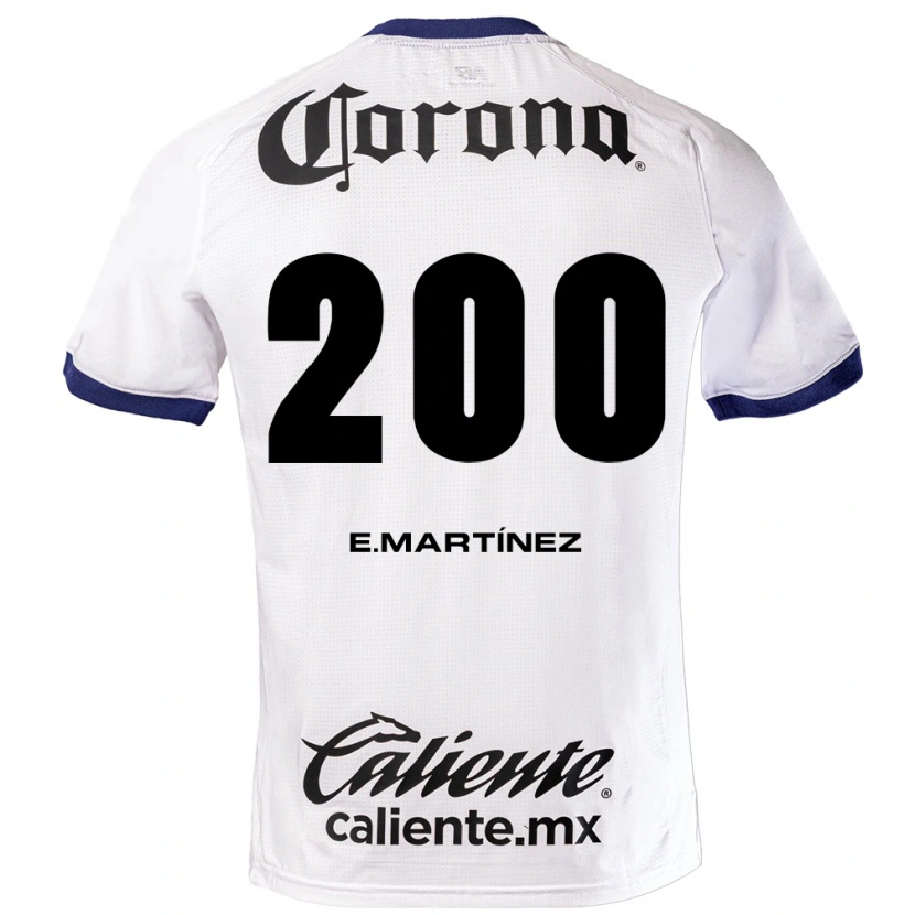 Danxen Uomo Maglia Edgar Martínez #200 Bianco Blu Nero Kit Gara Away 2026/27 Maglietta