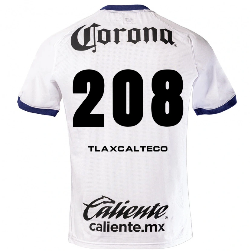 Danxen Uomo Maglia Sait Tlaxcalteco #208 Bianco Blu Nero Kit Gara Away 2026/27 Maglietta