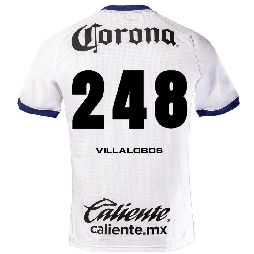 Danxen Uomo Maglia José Villalobos #248 Bianco Blu Nero Kit Gara Away 2026/27 Maglietta
