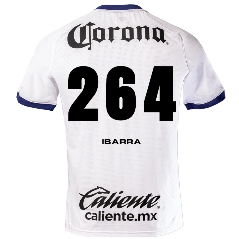 Danxen Uomo Maglia Jesús Ibarra #264 Bianco Blu Nero Kit Gara Away 2026/27 Maglietta