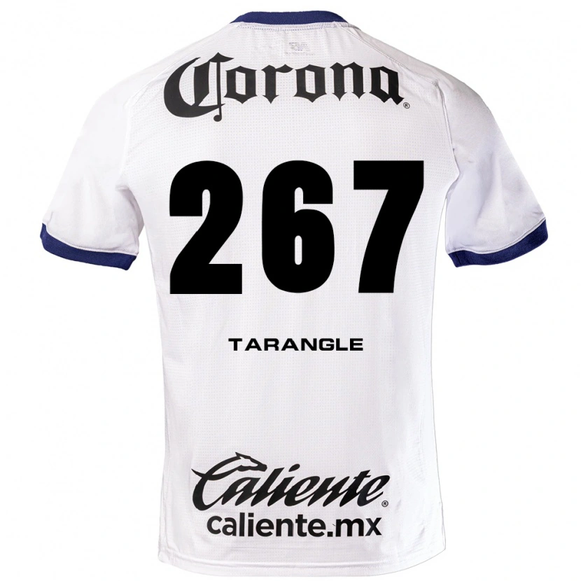 Danxen Uomo Maglia Sebastián Tarangle #267 Bianco Blu Nero Kit Gara Away 2026/27 Maglietta