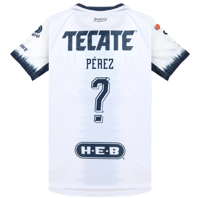 Danxen Uomo Maglia Axel Pérez #0 Bianco Bluinchiostro Rosso Kit Gara Away 2026/27 Maglietta