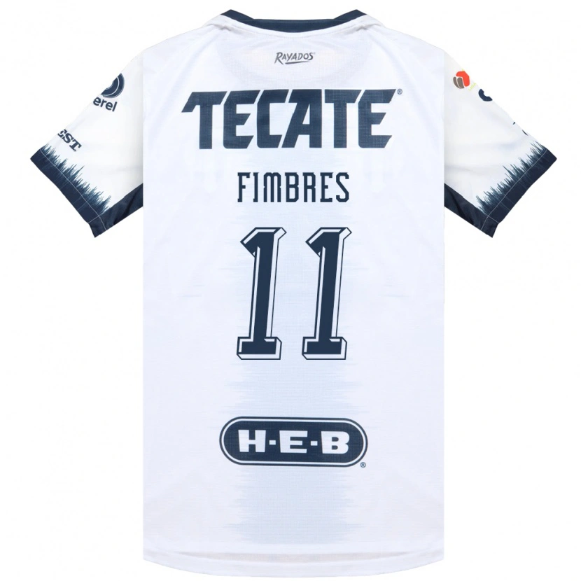 Danxen Uomo Maglia Iker Fimbres #11 Bianco Bluinchiostro Rosso Kit Gara Away 2026/27 Maglietta