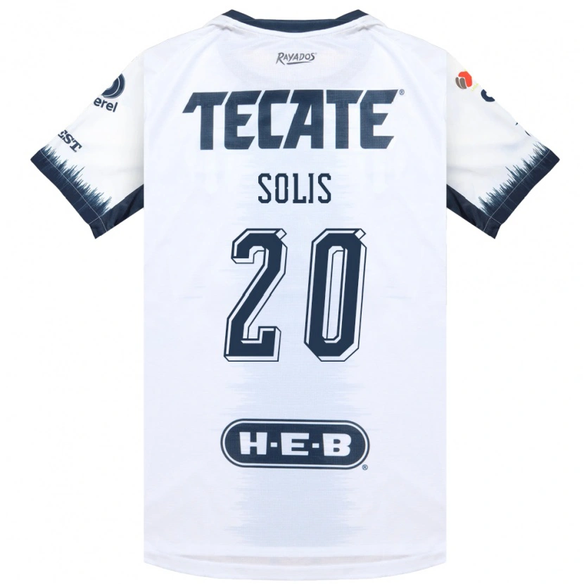 Danxen Uomo Maglia Daniela Solis #20 Bianco Bluinchiostro Rosso Kit Gara Away 2026/27 Maglietta
