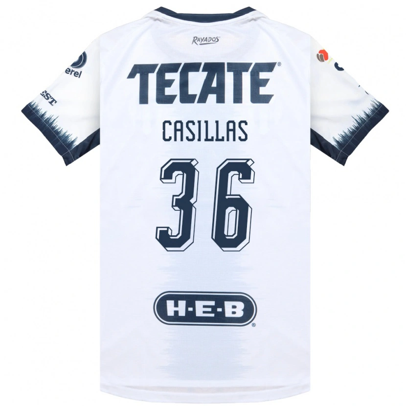 Danxen Uomo Maglia Javier Casillas #36 Bianco Bluinchiostro Rosso Kit Gara Away 2026/27 Maglietta